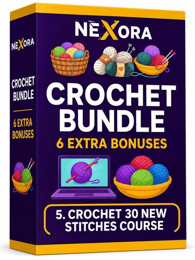 Bonus 5 — Crochet 30 New Stitches Course