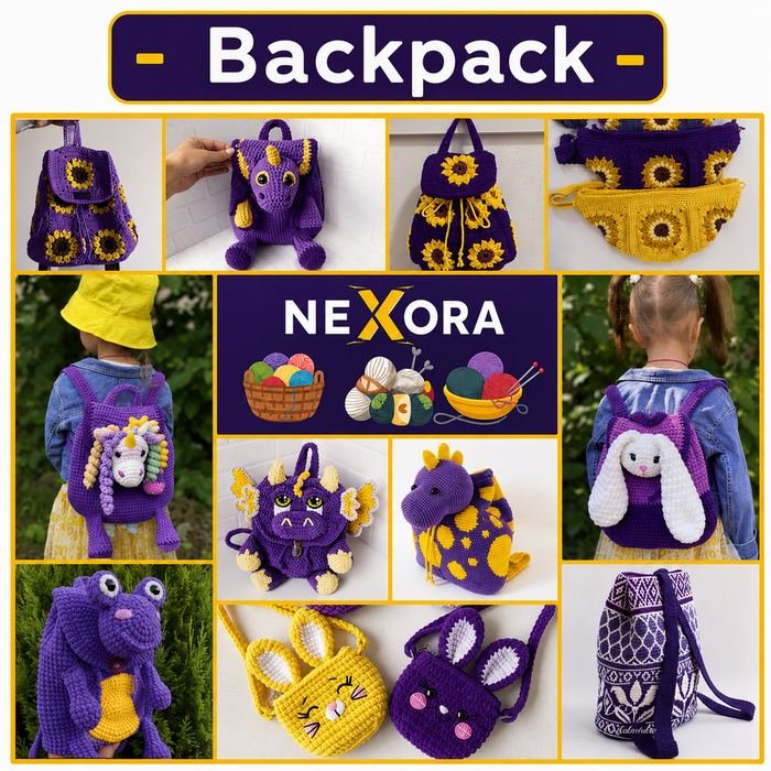 Backpack crochet patterns
